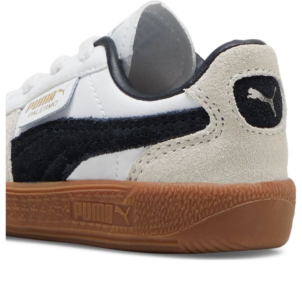 (TD) Puma Palermo Leather 'White Black Gum' 397277-01