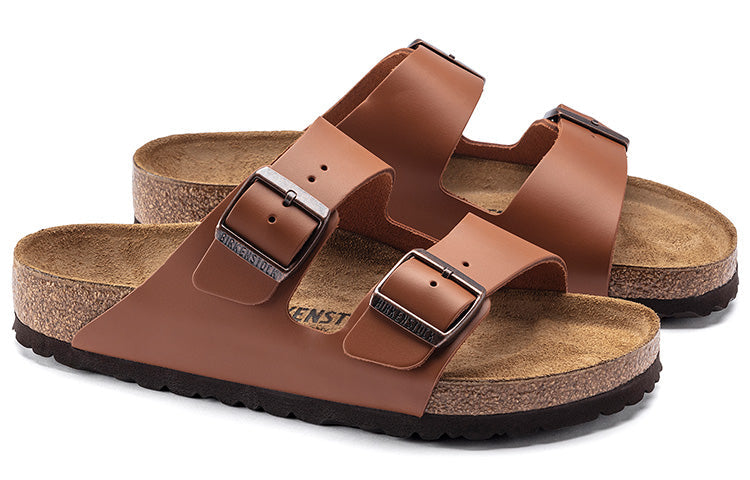 Birkenstock Arizona Series Cowhide Minimalistic Cozy Brown Version 1019019