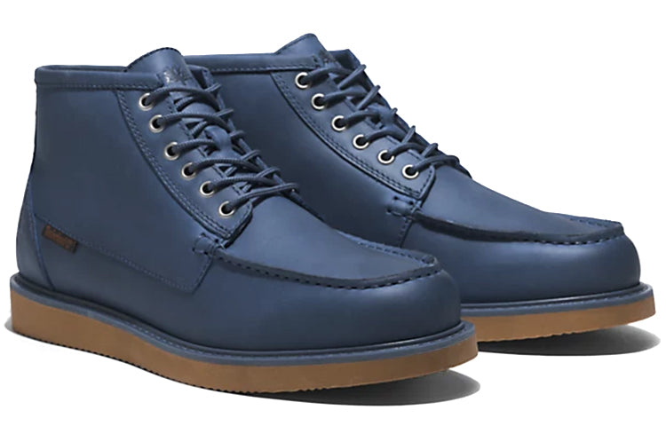 Timberland Newmarket II Moc Toe Chukka Boots 'Navy Nubuck' A5SD4019