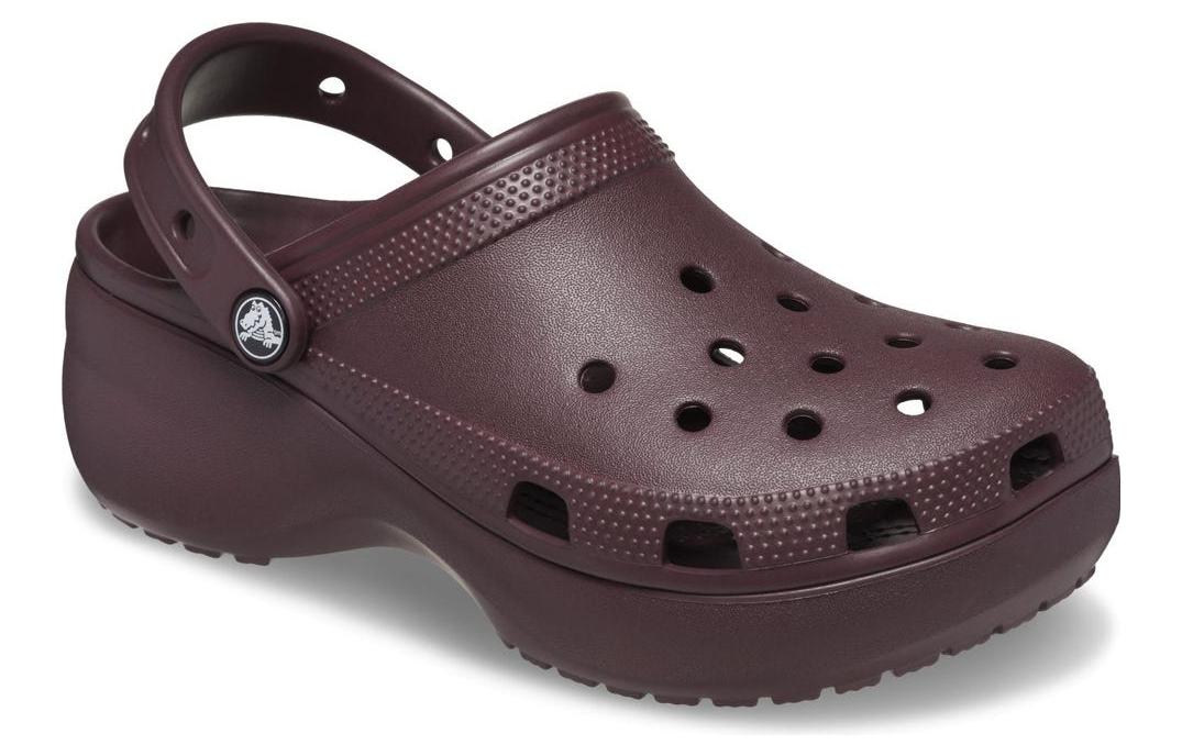 (WMNS) Crocs Classic Platform Clogs 'Dark Cherry' 206750-6WD