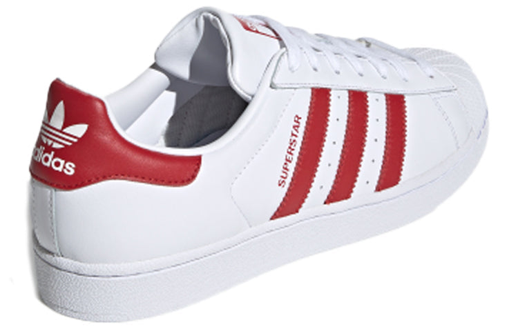 adidas Superstar 'Cloud White Scarlet' BD7420