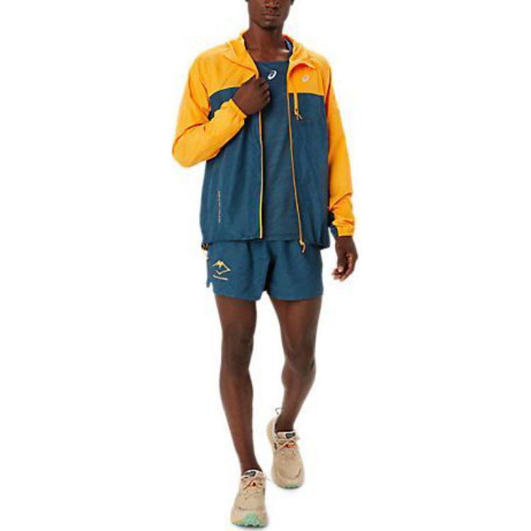 ASICS Fujitrail All Over Print 5In Shorts 'Blue' 2011C988-400