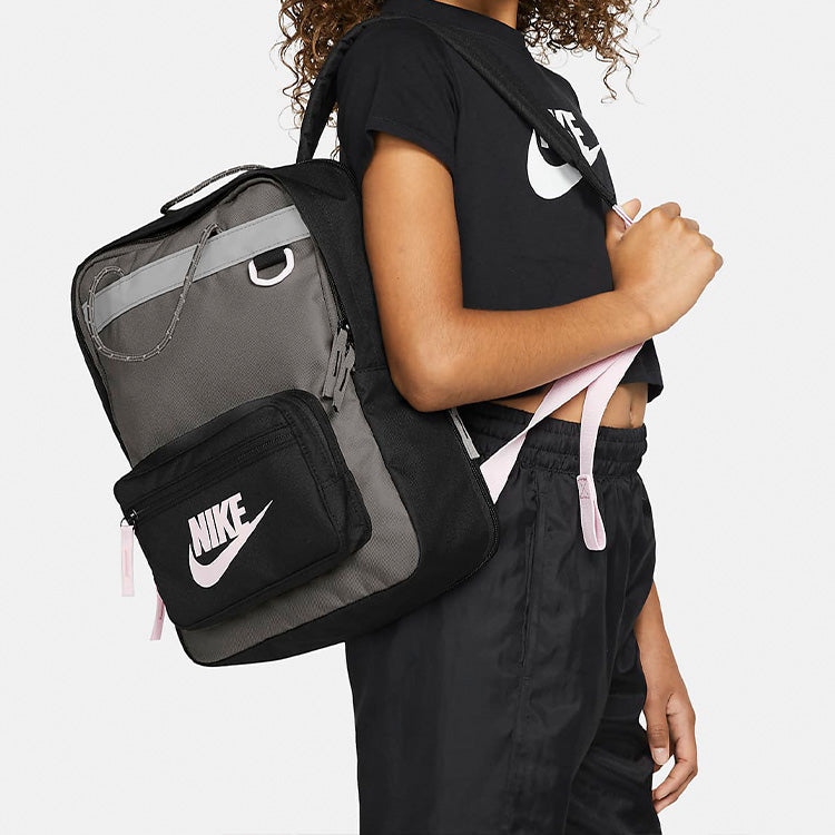 Nike Large Capacity Outdoor travel Backpack schoolbag Kids Black BA5927-029