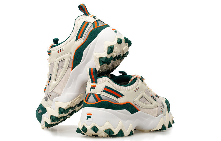 (WMNS) Fila Fellow Running Shoes White/Green/Grey T12W031101FPT