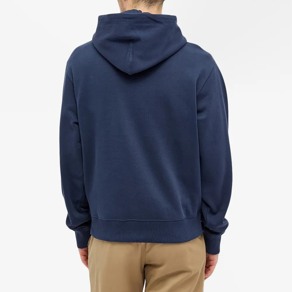 Men's KENZO FW20 Embroidered logo Fleece Lined Blue FA65SW3044MO-76