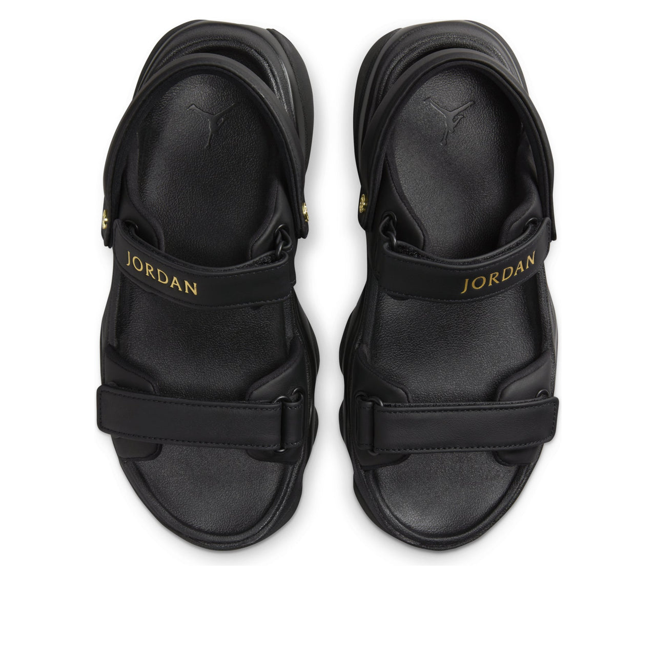 (WMNS) Air Jordan Deja Sandals 'Black Metallic Gold' FN5036-001