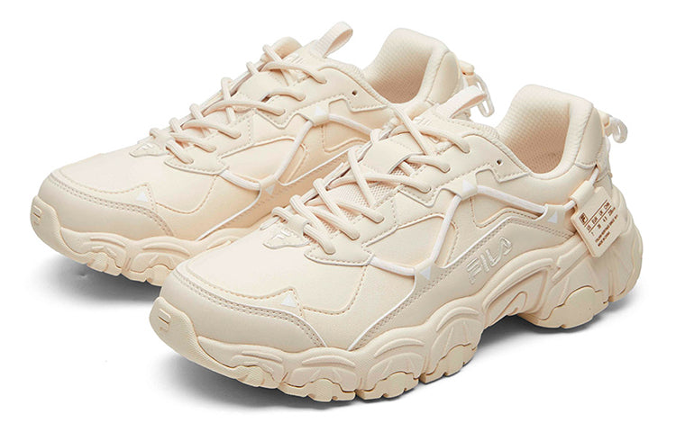 (WMNS) FILA FUSION Fluid Sneakers 'Cream White' T12W115205FDW