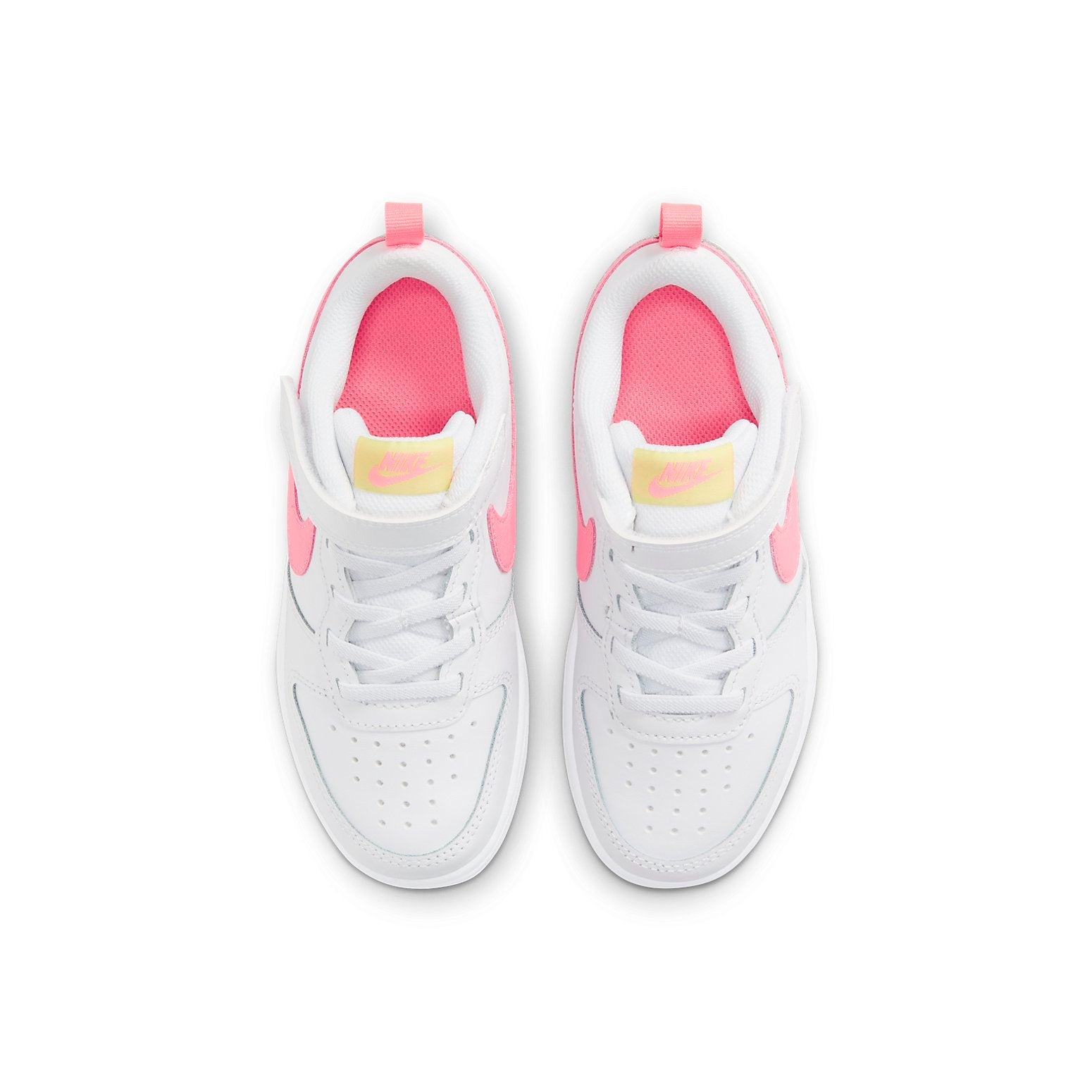 (PS) Nike Court Borough Low 2 'White Pink' BQ5451-108