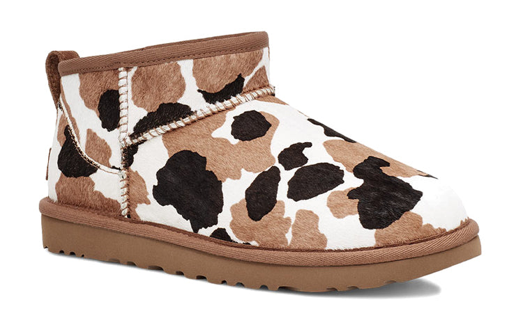 (WMNS) UGG Classic Ultra Mini 'Cow Print' 1123630-CHE