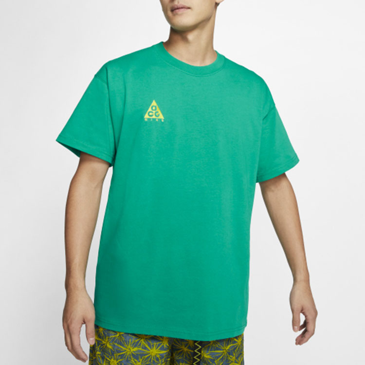Nike ACG Small Logo Casual Short Sleeve Green BQ7343-370