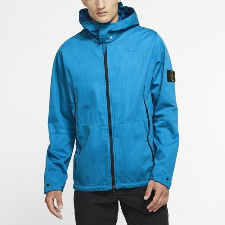 Nike Golf x Stone Island Crossover Sports Hooded Jacket US Edition Blue AV5229-406