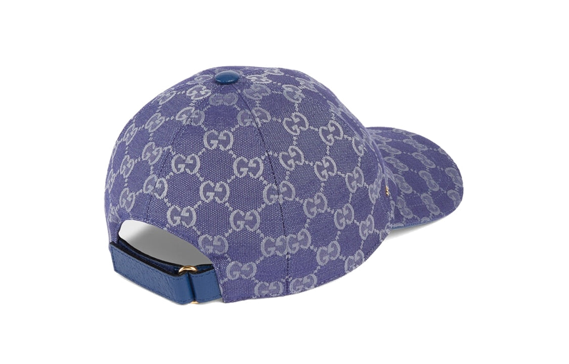 (WMNS) Gucci GG Canvas Baseball Hat 'Blue Grey' 7484754HG624468