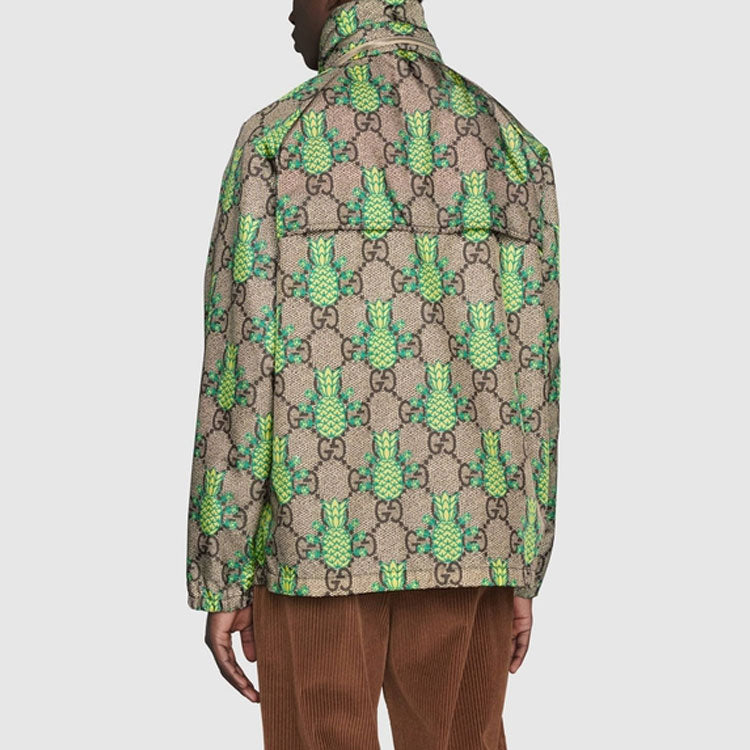 Gucci GG Pineapple Print Jacket 'Green' 672807-ZAIES-2370
