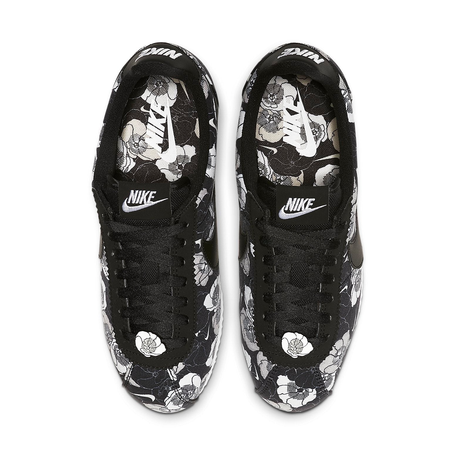 (WMNS) Nike Classic Cortez LX 'Black Floral' AV1338-001