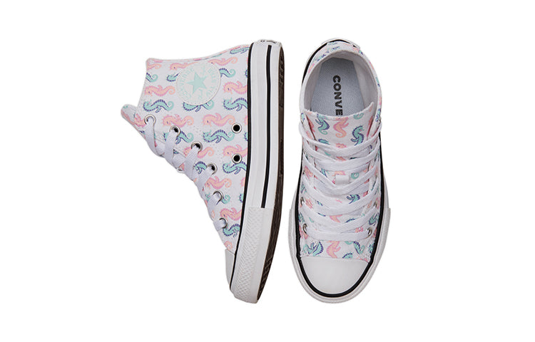Converse Chuck Taylor All Star Sneakers K White/Blue/Pink 372871C