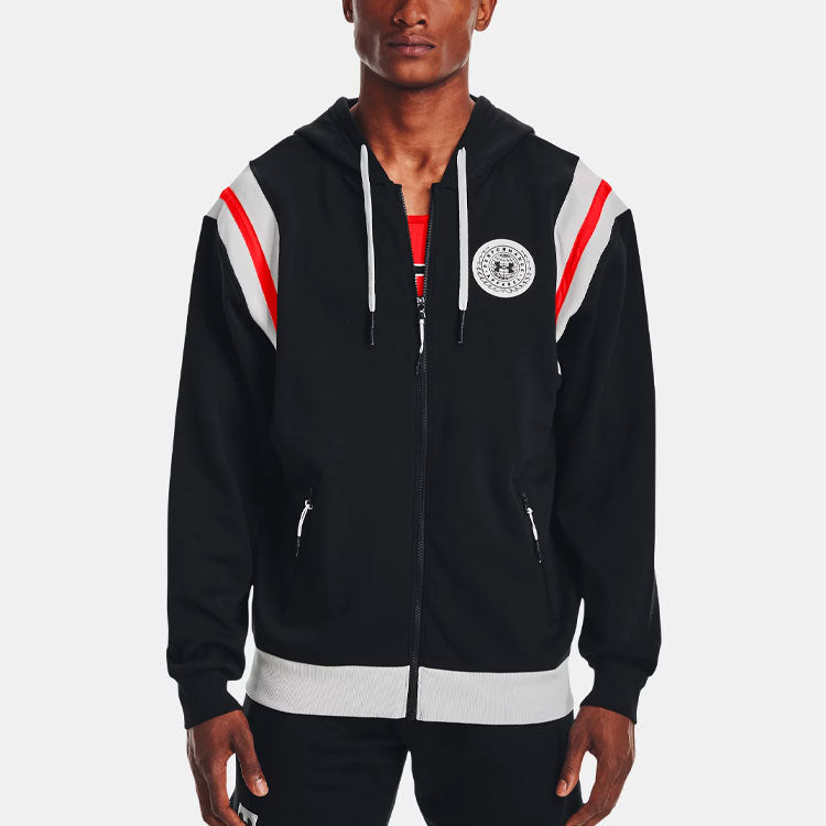 Under Armour Rival Fleece Full Zip Hoodie Jacket 'Black' 1366303-001