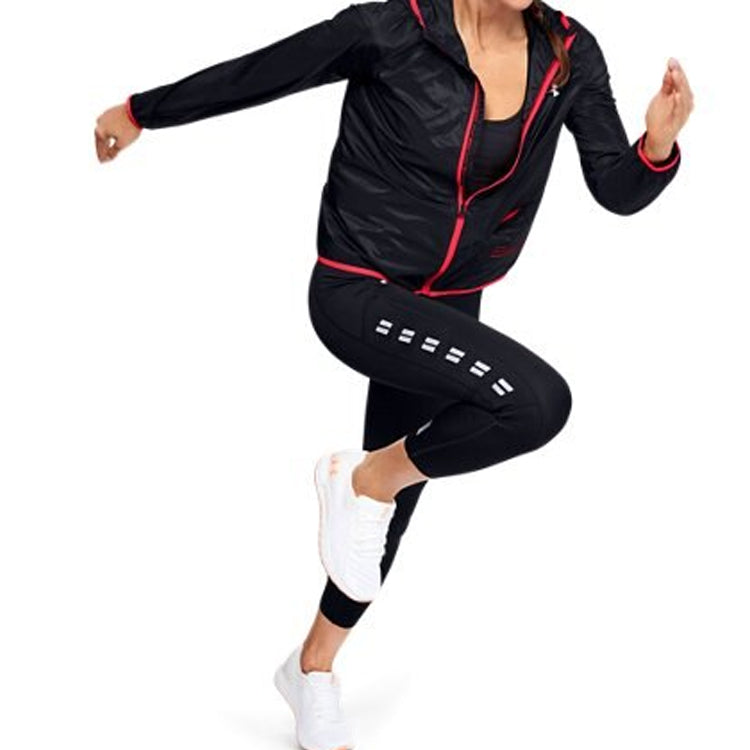 (WMNS) Under Armour Qualifier Jacket Black 1326558-003