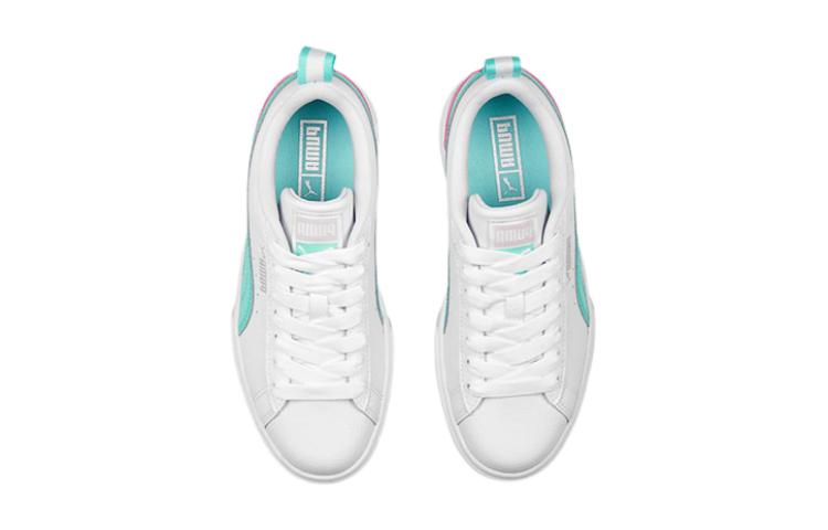 (GS) PUMA Mayze Leather 'White Mint' 384527-14