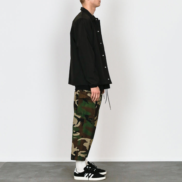 Stussy Unisex Printing Coach Jacket Black 115394-0001