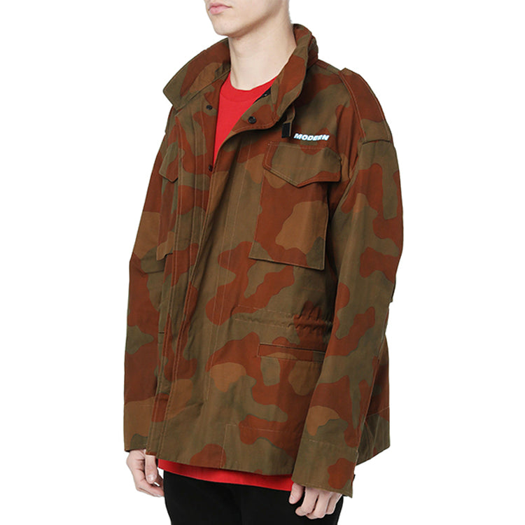 Off-White Camouflage Cotton Oversize Field Jacket 0MEL010S203620209900