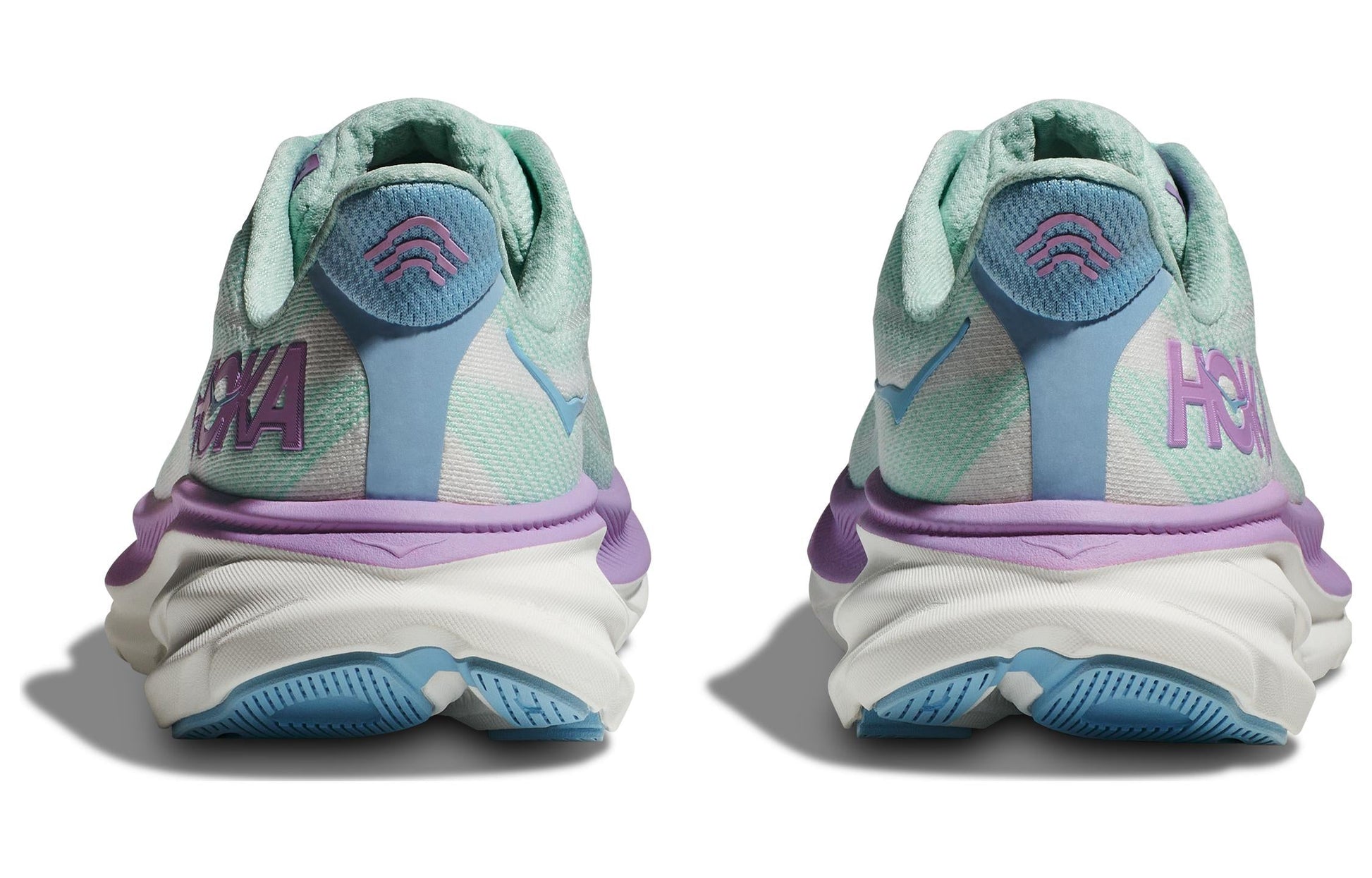 (WMNS) HOKA ONE ONE Clifton 9 'Sunlit Ocean Lilac Mist' 1127896-SOLM
