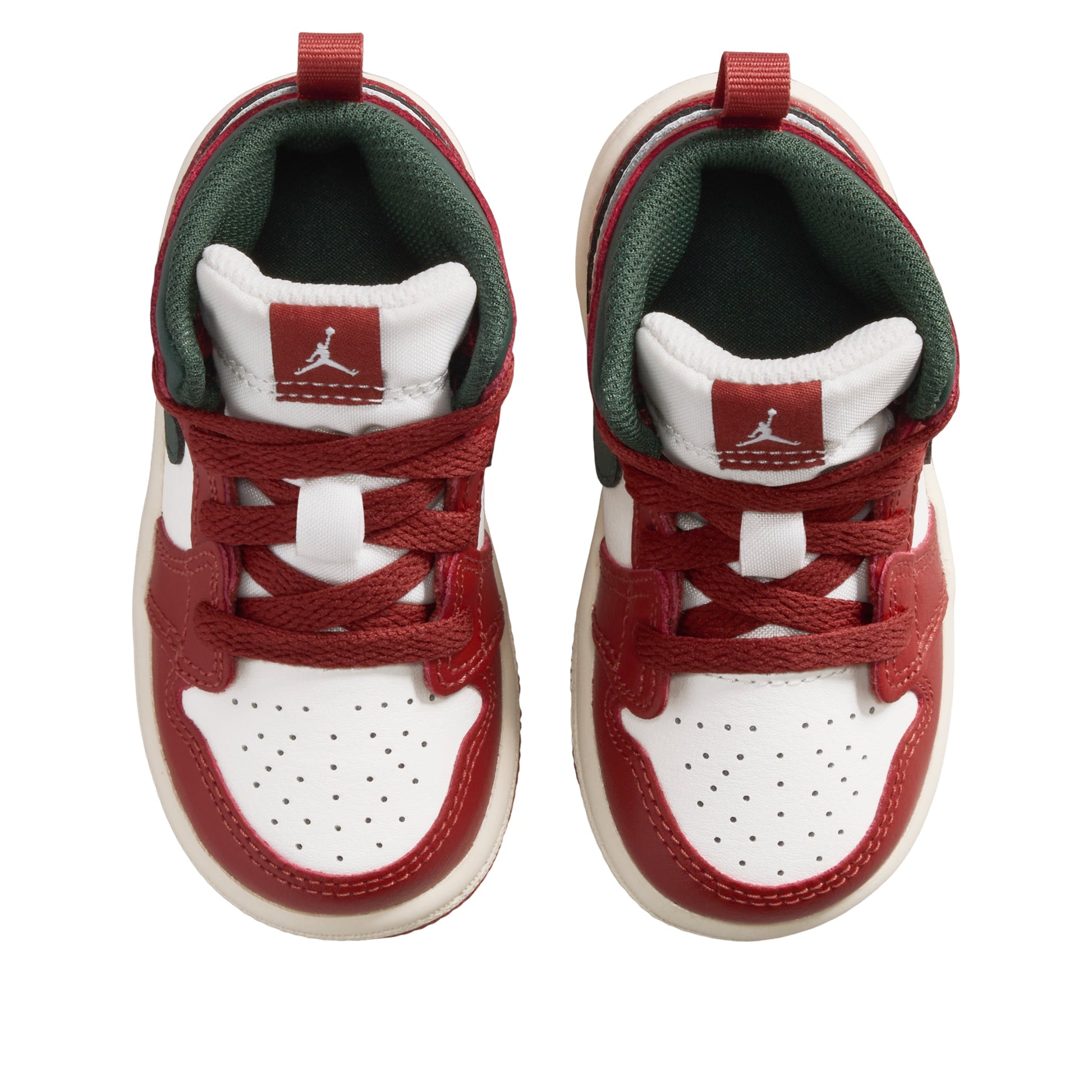 (TD) Air Jordan 1 Mid 'Sail Pure Platinum Redstone' DQ8425-105