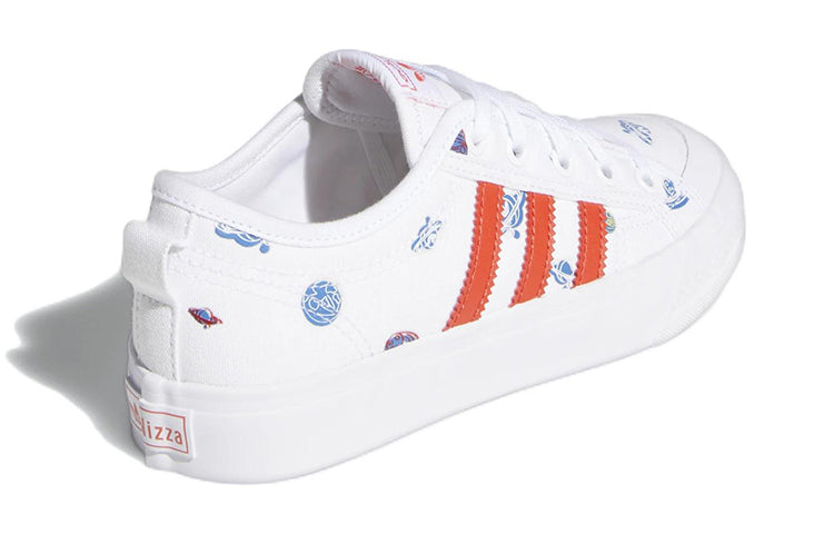 (GS) adidas Nizza J 'Out Of This World - White' H01101