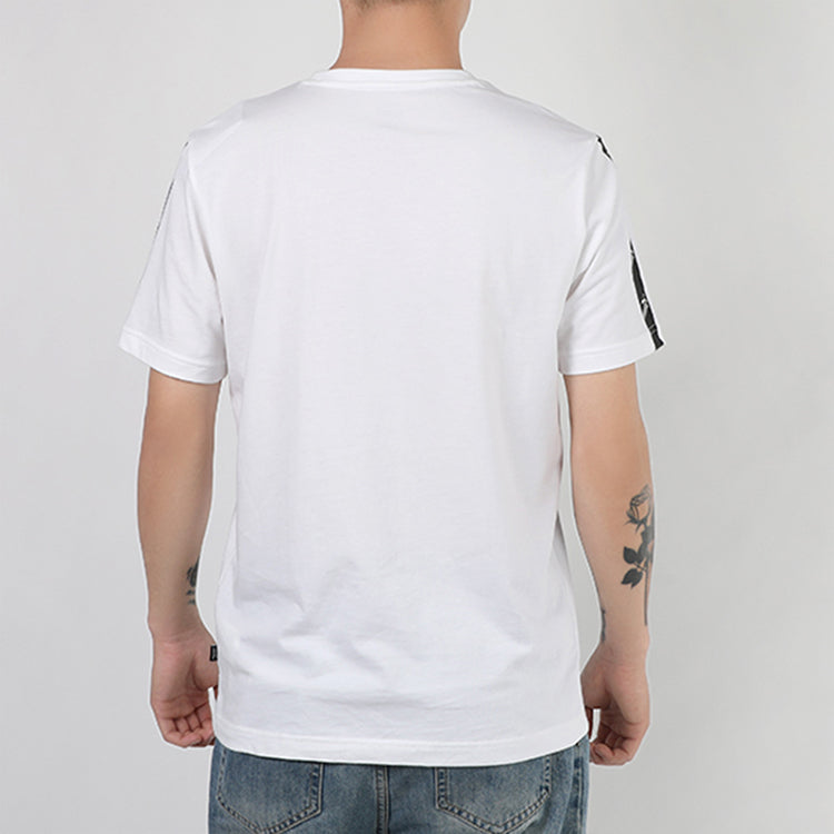 PUMA Amplified Printing Round Neck Short Sleeve White 586349-02