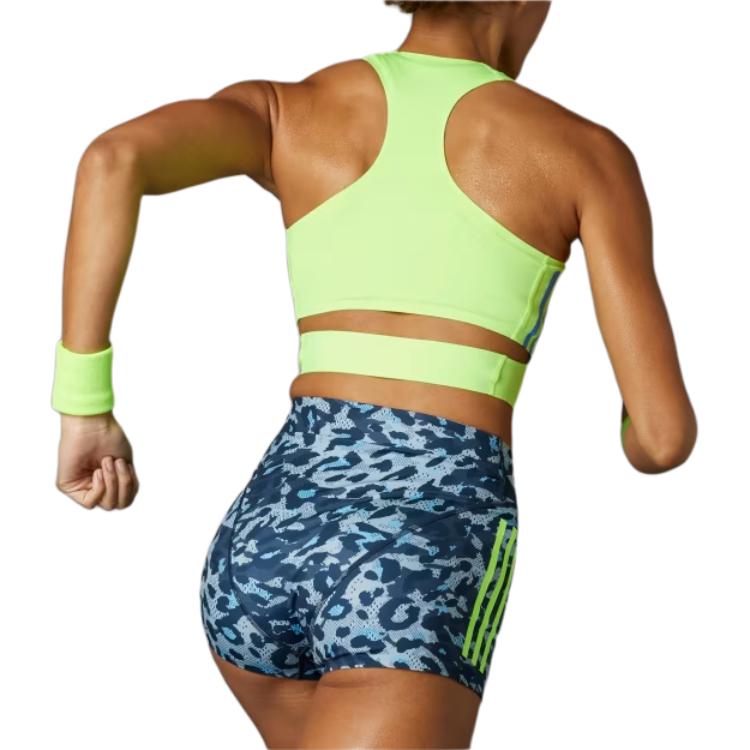 (WMNS) adidas Adizero Road to Records Crop Top Asia Sizing 'Lucid Lemon' IT5774
