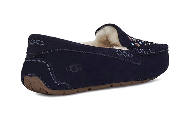 (WMNS) UGG Ansley Stud 2 (Rivets) Slip on Navy 1119100-MDL