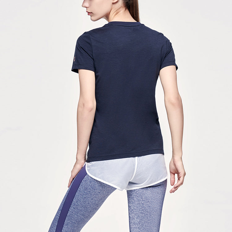 (WMNS) FILA Athletics Printing Blue A11W121104F-NV