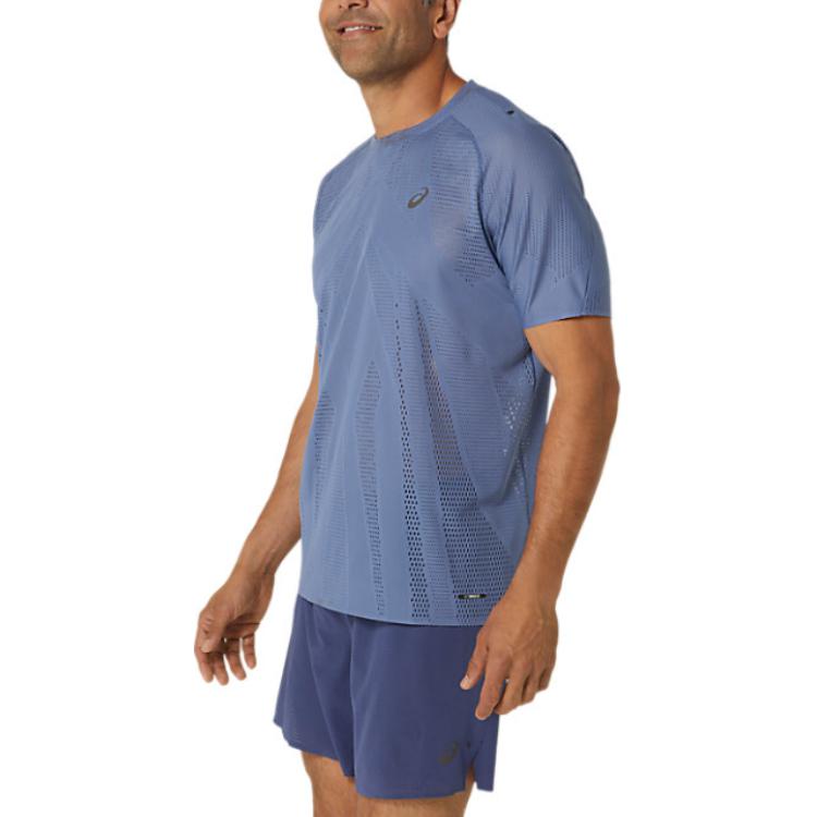 ASICS Metarun Running T-shirt 'Denim Blue' 2011C986-400