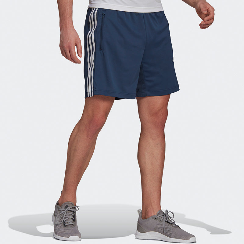 adidas Running Gym Sports Knit Shorts Navy Blue GM2128