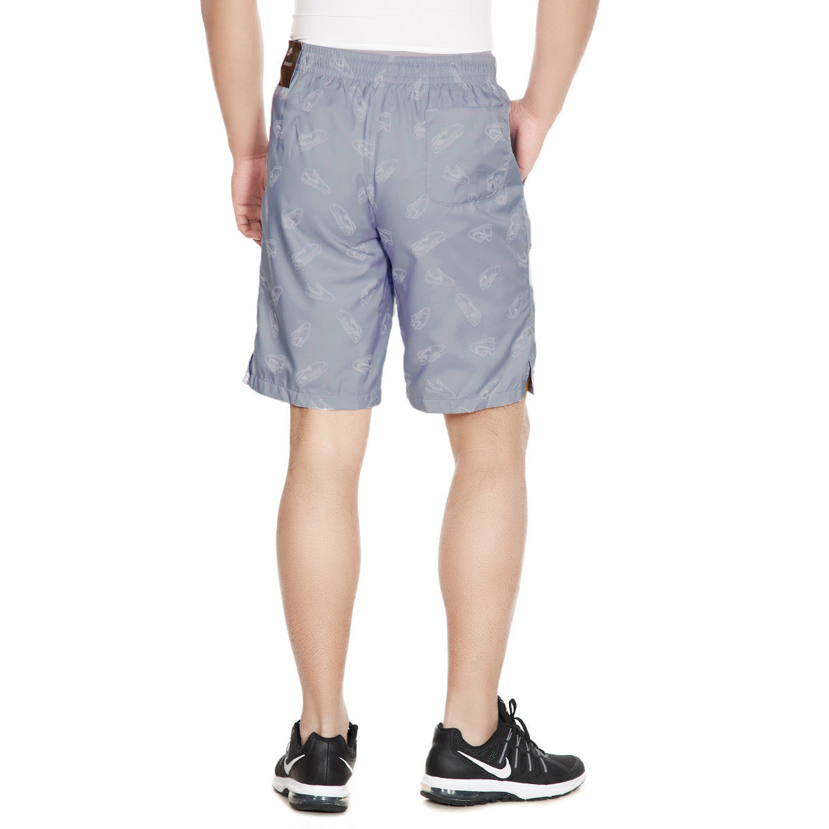 Men's Nike Sportswear Printing Gray Shorts AQ4805-012