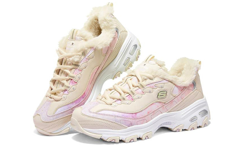 (WMNS) Skechers D'lites 1.0 'Natural Pink' 896048-NTPR