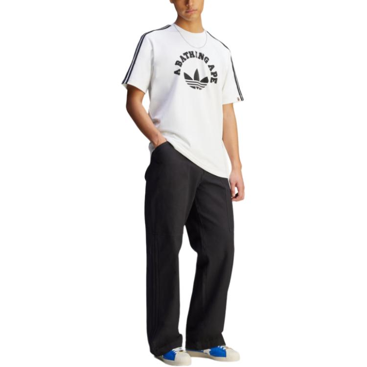 adidas x Bape T-Shirt Asia Sizing 'White' JN7120
