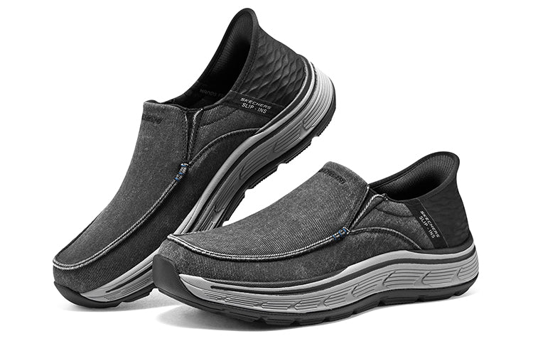 Skechers Slip-ins Remaxed Fenick 'Grey Black' 204839-BLK