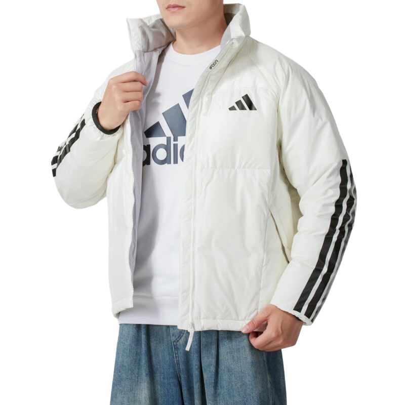 adidas Sports Causal Down Jacket Asia Sizing 'White' JG5925