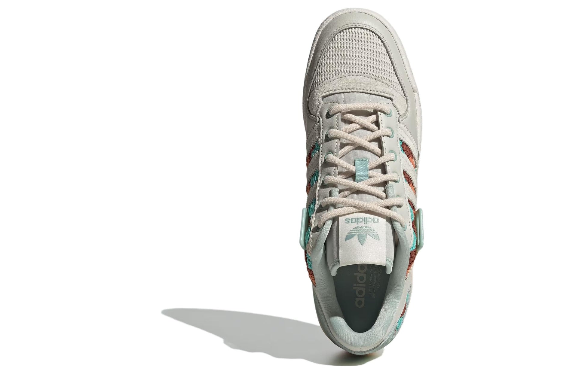 (WMNS) adidas Originals Forum Low Shoes 'Grey White Light Blue' IE0472