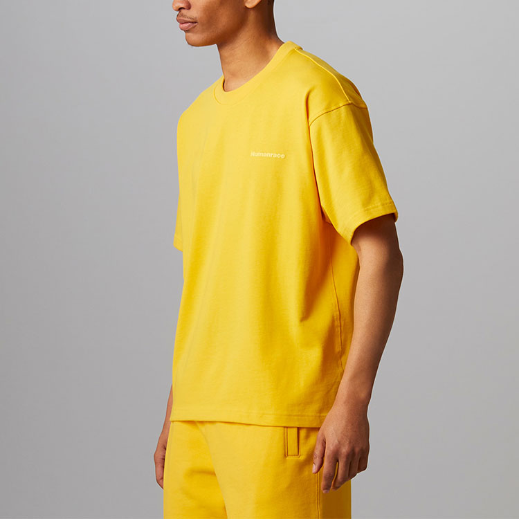 adidas x Pharrell Humanrace Small Logo T-Shirt 'Yellow' HG1806