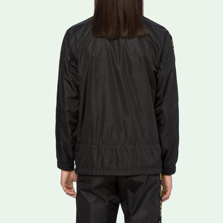 Off-White Industrial Tape Zipped Track Jacket OMBD010F19E060031000