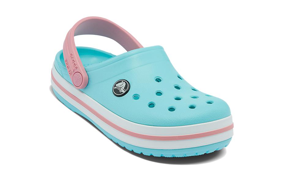 (TD) Crocs Crocband Clogs 'Blue Pink' 207005-4S3