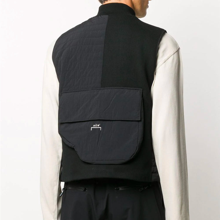 A-COLD-WALL* Assymetric 3D Pocket Puffer Gilet 'Black' ACWMO037
