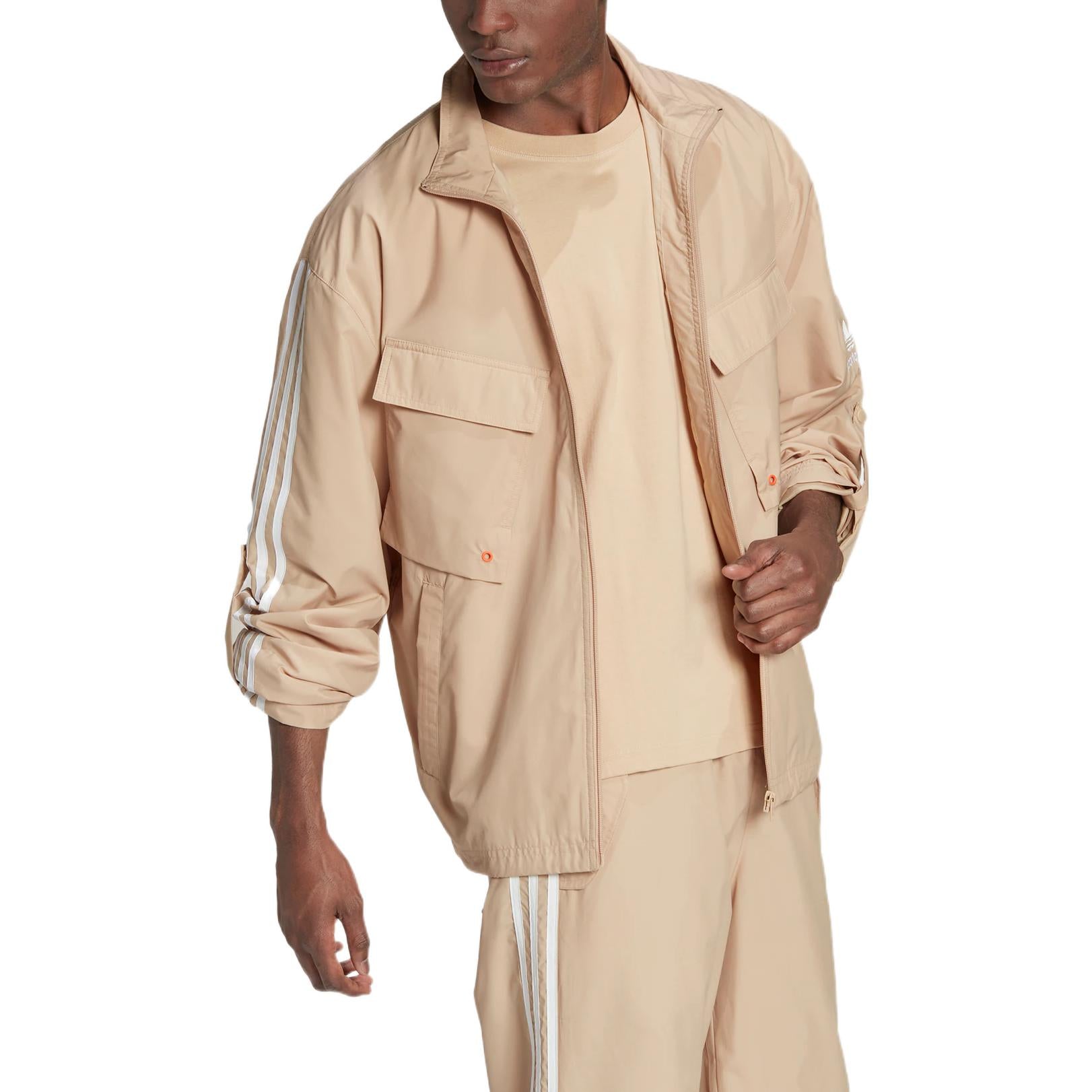 adidas Adicolor Parley Track Jacket Asia Sizing 'Magic Beige' HL9397