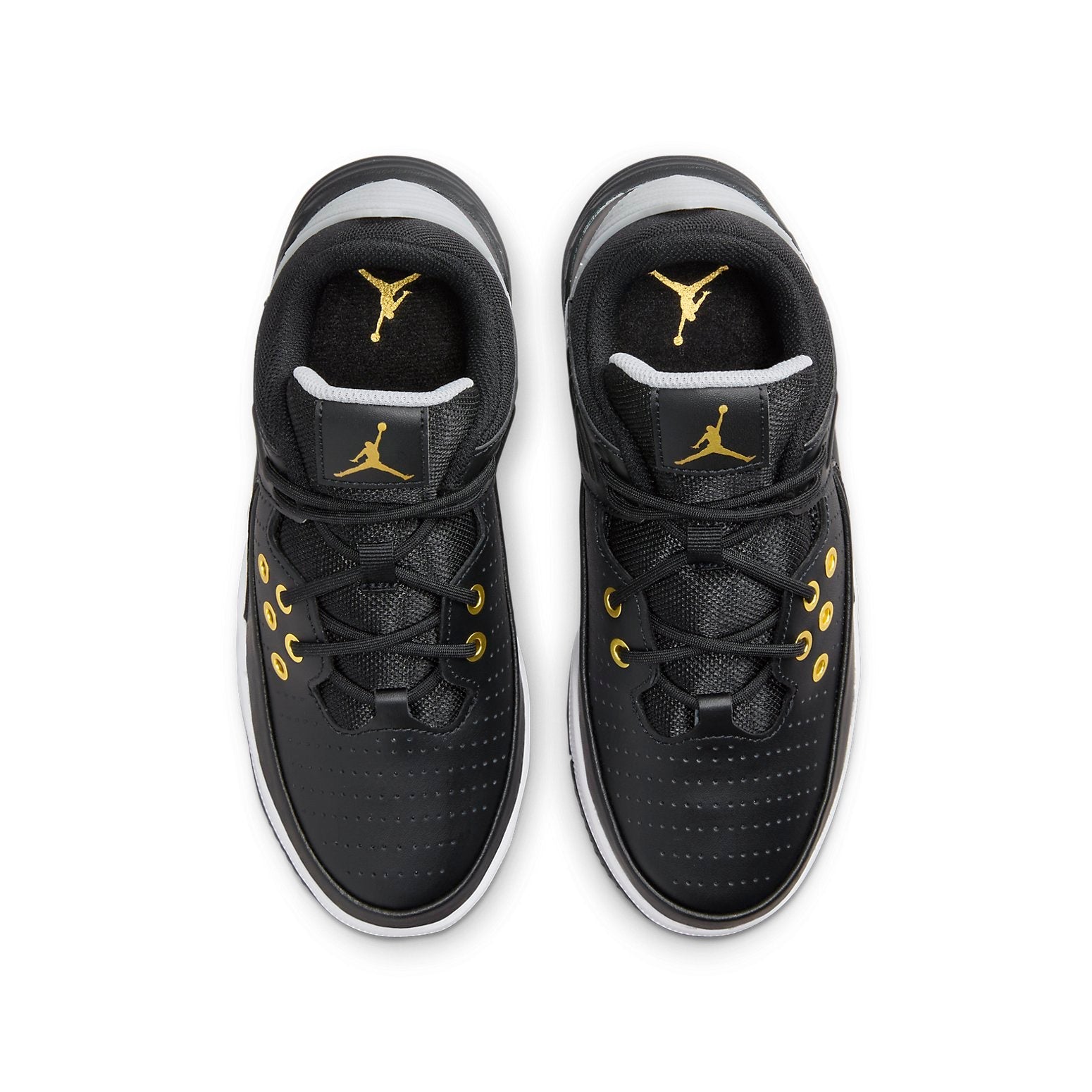 (GS) Air Jordan Max Aura 5 'Black Grey Gold' DZ4352-017