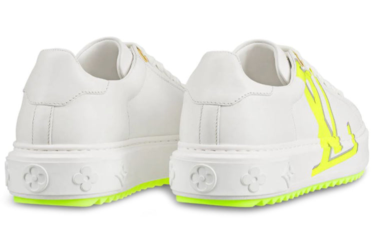 (WMNS) LOUIS VUITTON LV Time Out Sneakers White/Yellow 1A4VWC