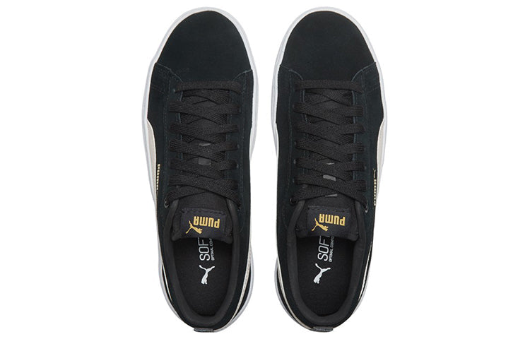 (WMNS) PUMA Smash Platform SD Black/Pink 366488-13