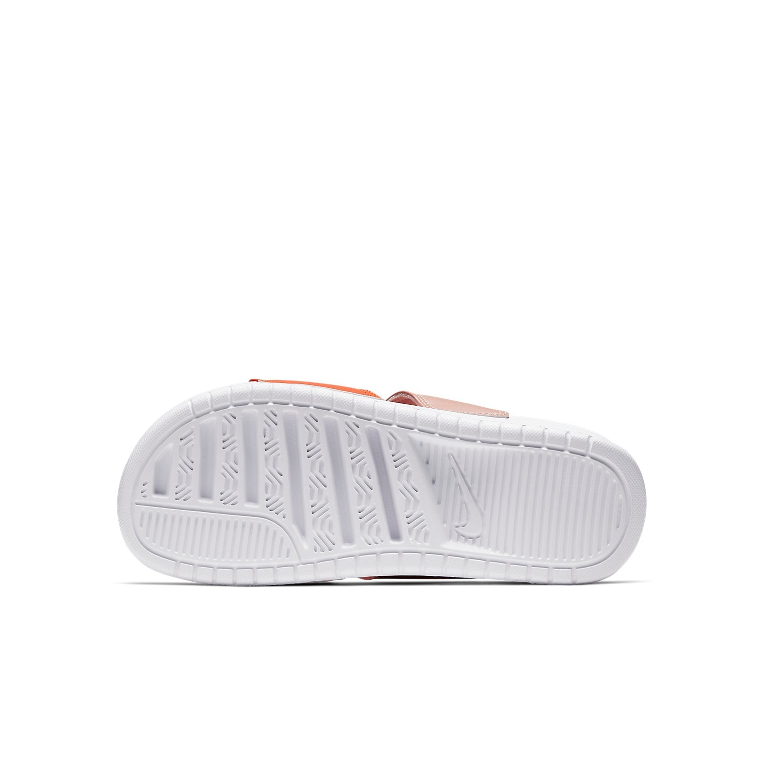 (WMNS) Nike Benassi Duo Ultra Slide White/Orange/Pink 819717-107