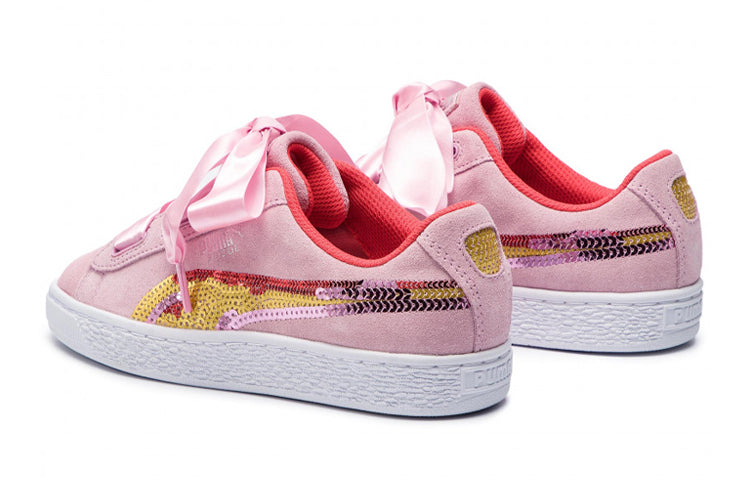 PUMA Suede Heart Trailblazer Sneakers K Pink/White 368953-01