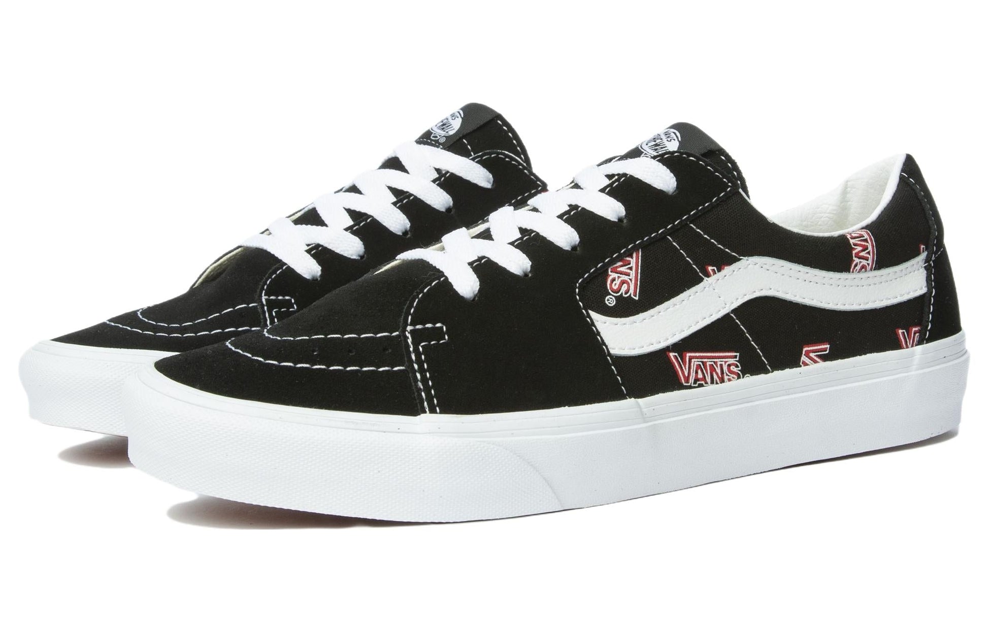 Vans SK8 Low Misprint Shoes 'Black White ' VN0A5KXDBA2